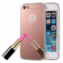 Огледален защитен калъф за iPhone 5 / 5S / SE (2016) – розов