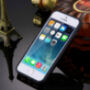 MOTOMO метален защитен заден кейс за Apple iPhone 5 / 5S / SE (2016) - черен