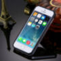 MOTOMO метален защитен заден кейс за Apple iPhone 5 / 5S / SE (2016) - сребърен