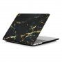 Матово покритие за MacBook Air 13" (A1932 / A2179 / A2337) - черно-златен мрамор