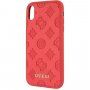 Guess Debossed Peony кейс за iPhone X / XS - червен