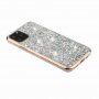 Мек пластмасов кейс с пайети за iPhone 11 Pro Max - сребърен