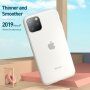 Baseus силиконов прозрачен кейс за iPhone 11 Pro Max - бял