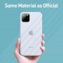 Baseus силиконов прозрачен кейс за iPhone 11 Pro Max - бял