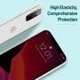 Baseus силиконов прозрачен кейс за iPhone 11 Pro Max - бял
