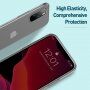 Baseus силиконов прозрачен кейс за iPhone 11 Pro Max - черен