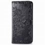 Флип калъф с мотив на мандали и орнаменти за iPhone 11 - черен