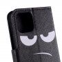 Флип калъф със стойка Do not touch my phone за iPhone 11 Pro - черен