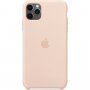 Оригинален Apple силиконов кейс за iPhone 11 Pro Max – пясъчно розов