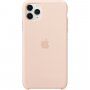 Оригинален Apple силиконов кейс за iPhone 11 Pro Max – пясъчно розов