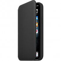 Оригинален Apple Folio кожен флип калъф за iPhone 11 Pro - черен