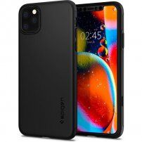 Spigen Thin Fit 360 изключително тънък кейс за iPhone 11 Pro Max - черен