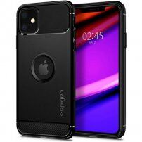 Spigen Rugged Armor кейс за iPhone 11 - черен