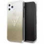 Guess Solid Glitter блестящ кейс за iPhone 11 Pro Max - златен