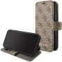 Guess 4G Book флип калъф за iPhone 11 Pro Max - кафяв