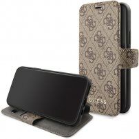 Guess 4G Book флип калъф за iPhone 11 Pro Max - кафяв
