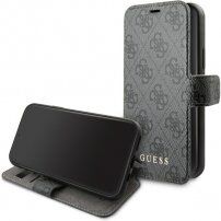 Guess 4G Book флип калъф за iPhone 11 Pro Max - сив