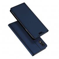 Dux Ducis флип калъф за iPhone XR - тъмносин