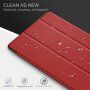 Smart калъф със стойка и функция за сън / събуждане за iPad 10,2" (2019-2021) - червен