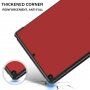 Smart калъф със стойка и функция за сън / събуждане за iPad 10,2" (2019-2021) - червен