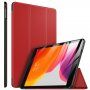 Smart калъф със стойка и функция за сън / събуждане за iPad 10,2" (2019-2021) - червен