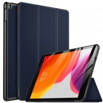 Smart калъф със стойка и функция за сън / събуждане за iPad 10,2" (2019-2021) - син