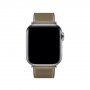 Кожена каишка за Apple Watch Ultra 49mm / 46mm / 45mm / 44mm / 42mm - сиво-кафяв