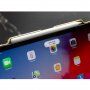 Калъф с клавиатура с подсветка и стойка за Apple Pencil за iPad Pro 12,9" (2018/2020) - сребърен