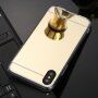 Огледален кейс за iPhone XS Max - златен