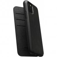 Nomad Folio кожен флип калъф за iPhone 11 Pro - черен