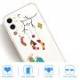 Кейс от мека пластмаса коледни подаръци за iPhone 11 - прозрачен