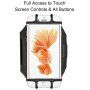 Спортен калъф за ръка с въртящ се държач за iPhone do 6" - черен