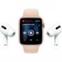 Оригинални безжини слушалки Apple AirPods Pro (2019) - бели