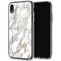 Spigen & Ciel by CYRILL кейс от колекцията Cecile за iPhone XR - сив мрамор