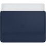 Оригинален Apple кожен калъф за MacBook Pro 16" (A2141) - полунощно син