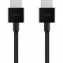 BELKIN Ultra HD високоскоростен сплетен кабел HDMI 2.1 / HDMI 2.1 за MacBook - 2 m - черен