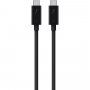 Belkin ThunderBolt 3 (USB-C / USB-C) кабел за свързване и пренос на данни за iPhone / iPad / MacBook / AirPods - 0,8 m - черен