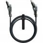 Nomad Kevlar сплетен универсален кабел USB-A / USB-C / micro USB за iPhone / iPad / MacBook / AirPods - 1,5 m - черен