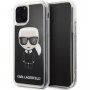 Karl Lagerfeld кейс с плаващи пайети за iPhone 11 Pro Max - черен