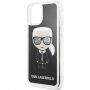 Karl Lagerfeld кейс с плаващи пайети за iPhone 11 Pro Max - черен