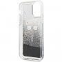 Karl Lagerfeld кейс с плаващи пайети за iPhone 11 Pro Max - черен