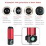 Външна батерия 5200 mAh с безжично зареждане за Apple Watch / AirPods - червена
