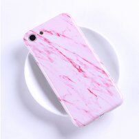 Защитен кейс от мека пластмаса за Apple iPhone 6 Plus / 6S Plus - розов мрамор