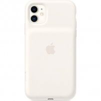 Оригинален Apple заден кейс с батерия за iPhone 11 - 1430 mAh - бял