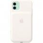 Оригинален Apple заден кейс с батерия за iPhone 11 - 1430 mAh - бял