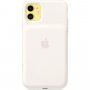 Оригинален Apple заден кейс с батерия за iPhone 11 - 1430 mAh - бял