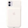 Оригинален Apple заден кейс с батерия за iPhone 11 - 1430 mAh - бял