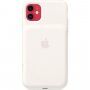 Оригинален Apple заден кейс с батерия за iPhone 11 - 1430 mAh - бял