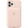 Оригинален Apple заден кейс с батерия за iPhone 11 Pro - пясъчно розов