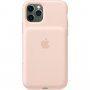 Оригинален Apple заден кейс с батерия за iPhone 11 Pro - пясъчно розов
